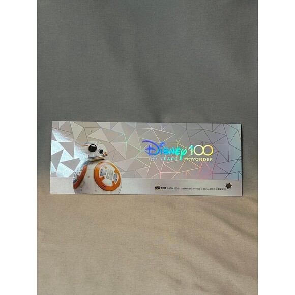 Star Wars BB-8 Disney100 Kakawow Refractor Ticket Jumbo Card Limited Ed. #238 - Picture 3 of 7